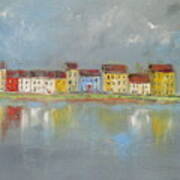 Galway City Painting Poster
