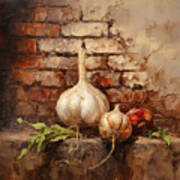 Garlic Art - Idyllic Kitchen Art Poster