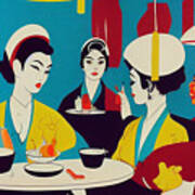 Geisha Lunch Break Iii Poster