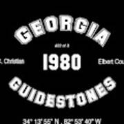 Georgia Guidestones Historiconal Record Poster