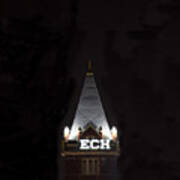 Georgia Tech Tower - Night Shot 2 Poster