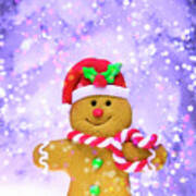 Gingerbread Joy Poster