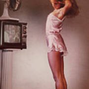 Girl And A Tv 1980 Poster