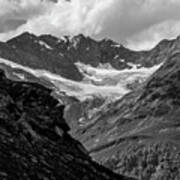 Glacier On Pennine Alps In Switzerland Poster