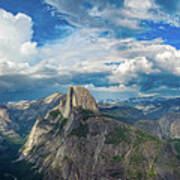 Glacier Point Yosemite Clearing Storm Poster