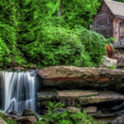 Glade Creek Grist Mill Ii Poster