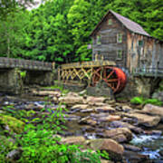 Glade Creek Grist Mill Poster