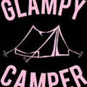 Glampy Camper Poster