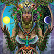 Goddess Of The Living World Poster