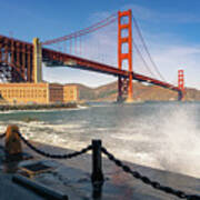 Golden Gate Splash Poster