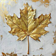 Golden Maple Poster