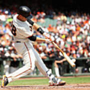 Gorkys Hernandez And Buster Posey Poster