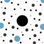 Graphic Polka Dots Poster