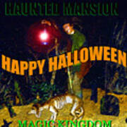 Graveyard Fright Custom Halloween Card Poster