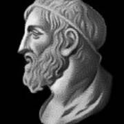 Greek Mathematician,  Engineer And  Inventor Archimedes, Portrait Poster