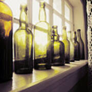 Green Bottles Poster