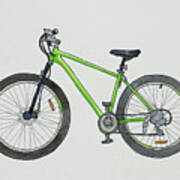 Green Machine Bike Poster