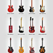 Guitar Icons No1 Poster