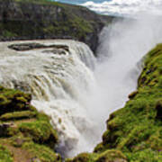 Gulfoss Waterfall, Iceland Poster