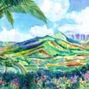 Hanalei Valley Poster