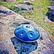Handpan On The Rock Poster