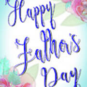 Happy Father's Day Card Poster
