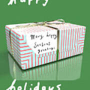Happy Holidays Present Poster