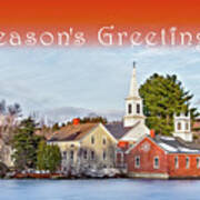 Harrisville, Nh - Seasons Greetings Card Poster