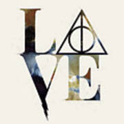 Harry Potter Love Always Watercolor Poster