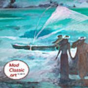 Hawaiian Wind Modclassic Art Poster