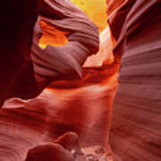 Heart Of Antelope Canyon Poster