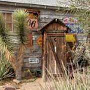 Historic Route 66 - Outhouse 2 Poster
