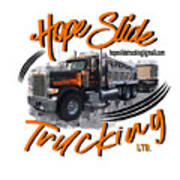Hope Slide Trucking Poster