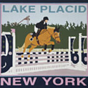 Lake Placid Horse Show Poster