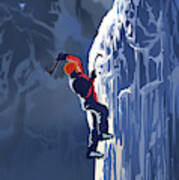 Ice Climber Poster