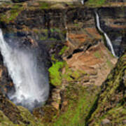 Iceland - Haifoss Poster