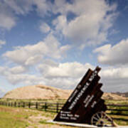 Independence Rock Wy Square Poster