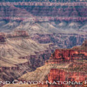 Inside Grand Canyon National Park Poster Poster