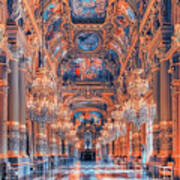 Inside The Palais Garnier Poster