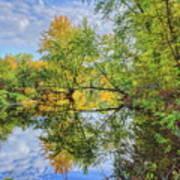 Isle Of Ferns Park Fall Reflection Poster