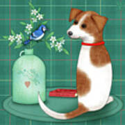 J Is For Jack Russell Terrier Poster