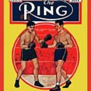 James Braddock V Max Baer Wall Art Poster Of Ring Mag Cover 1935 Poster