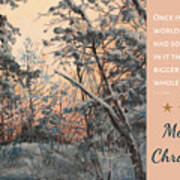 January Twilight - Christmas Card Version Poster