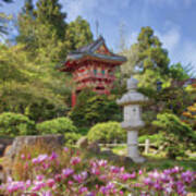 Japanese Tea Garden - Pagoda Poster