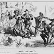 Jeff's Last Shift - The Capture Of Jefferson Davis - 1865 Poster