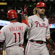 Jimmy Rollins And Jayson Werth Poster