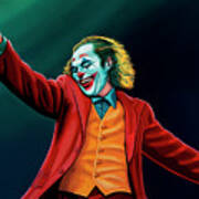 Joaquin In Joker Painting Poster