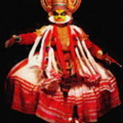 Kathakali Dancer Poster