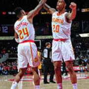 Kent Bazemore And John Collins Poster