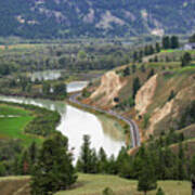 Kootenay River Radium Hot Springs Poster